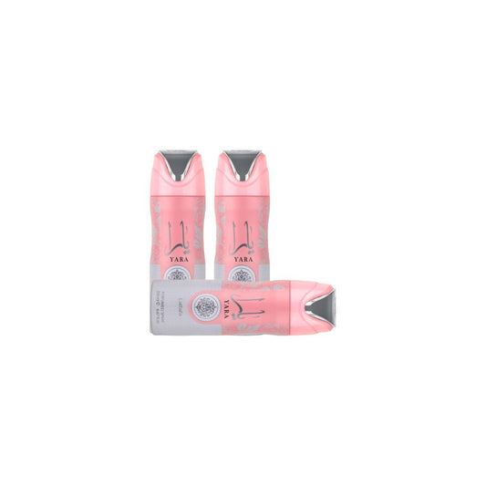 Yara Body Spray 3 Pack Bundle – 200 ml Each | Lattafa
