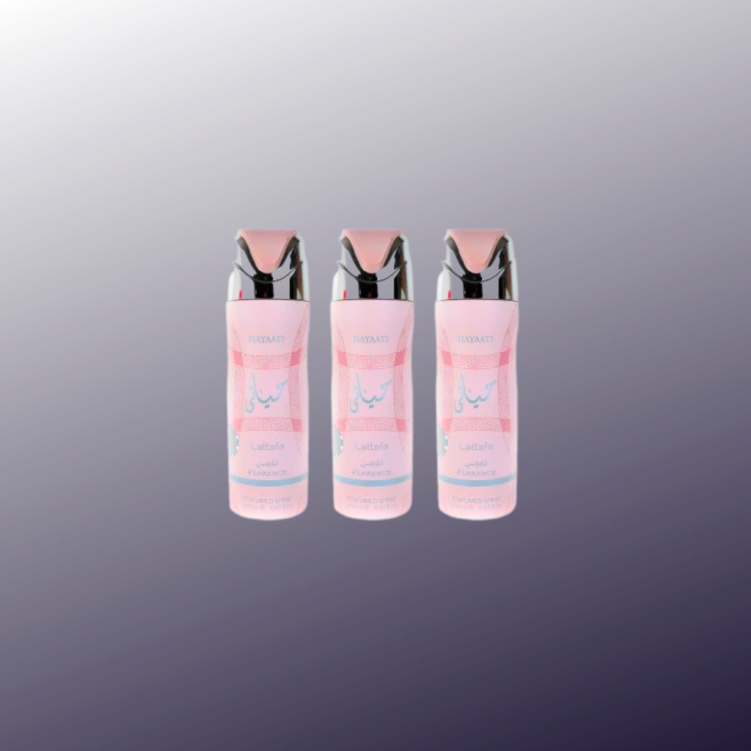 Fakhar Hayati Florence Body Spray 6 Pack Bundle – 200 ml Each | Lattafa