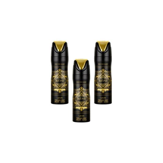 Bade’e Al Oud – Oud For Glory Body Spray 3 Pack Bundle – 200 ml Each | Lattafa