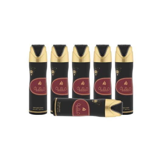Mohra Body Spray 6 Pack Bundle – 200 ml Each | Lattafa