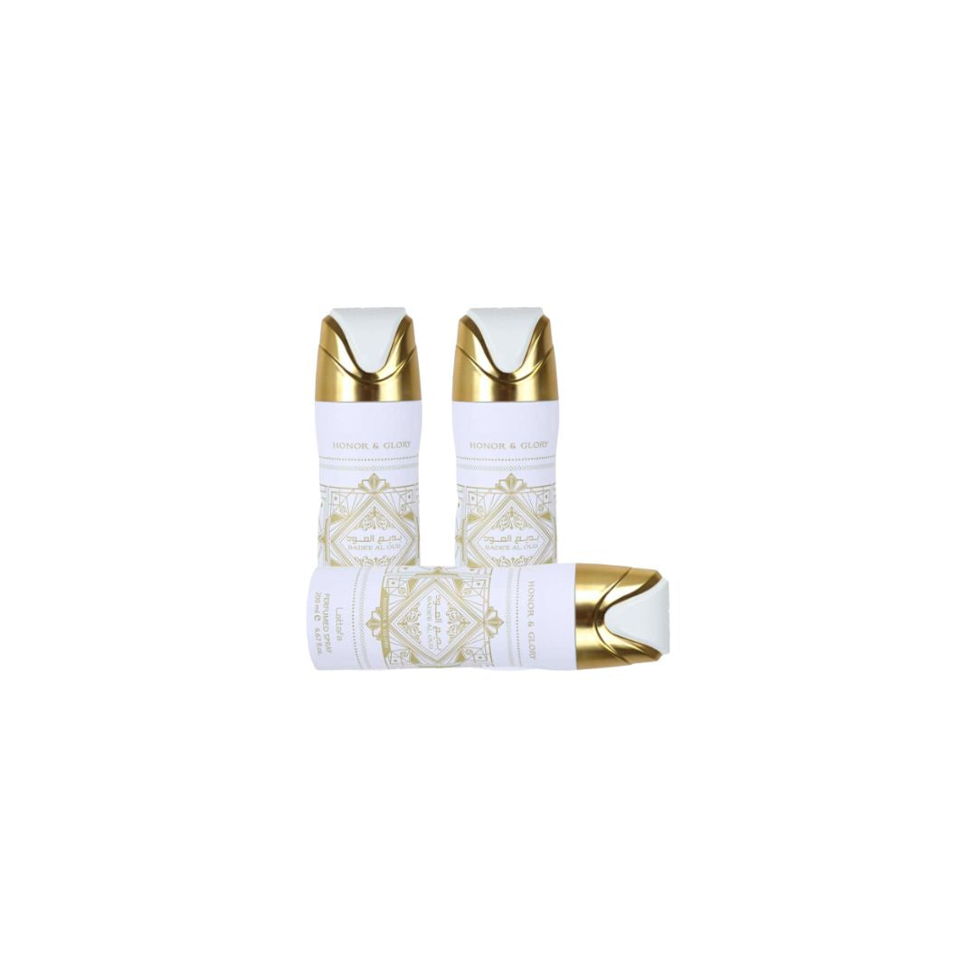 Bade’e Al Oud – Honor & Glory Body Spray 6 Pack Bundle – 200 ml Each | Lattafa