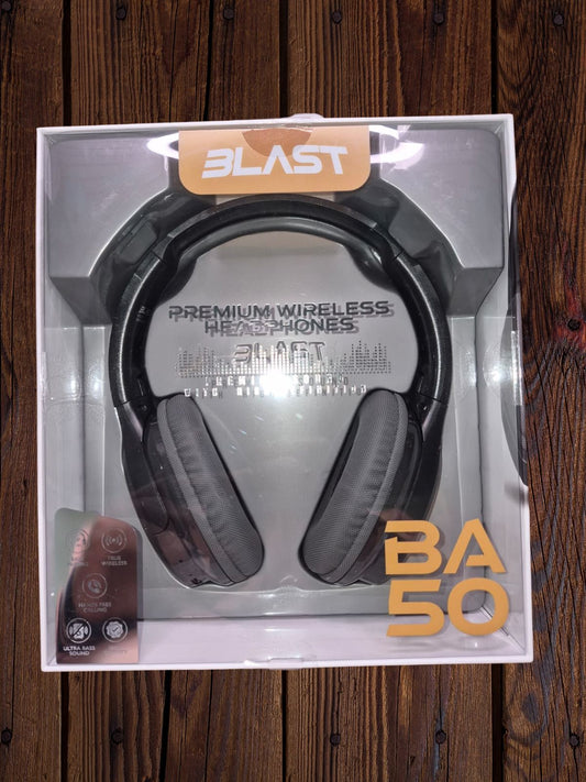 Walmart, and other platforms. Here’s the full listing: Blash BA-50 Premium Wireless Over-Ear Headphones – Hi-Res Audio, Long Battery Life, Comfortable Fit, Multi-Color (White, Blue, bBlack, Pink, Green)