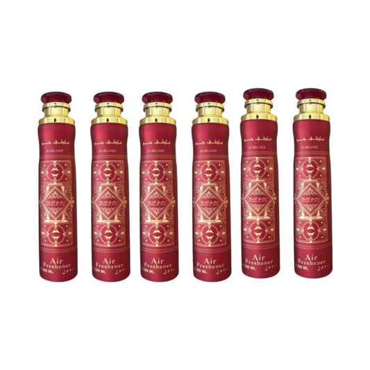 Sublime Air Freshener 6 Pack Bundle – Home & Car Fragrance Spray | Lattafa