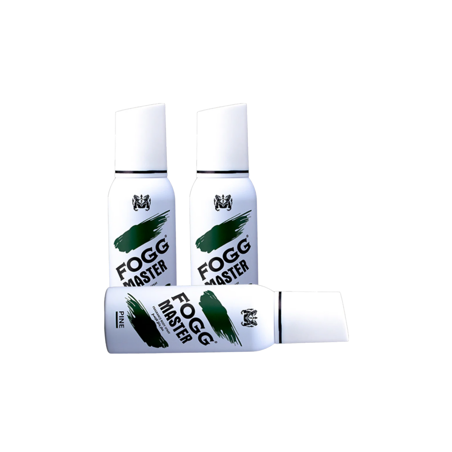 Fog Master Pine Body Spray 3PC Set | Long Lasting Fresh Pine Woody Men’s Fragrance Deodorant Spray Bundle | Daily Use Fresh Mist Pack