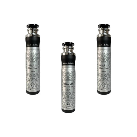 Fakhar Lattafa Air Freshener 3 Pack Bundle – Home & Car Fragrance Spray | 10.1 oz / 300 ml Each