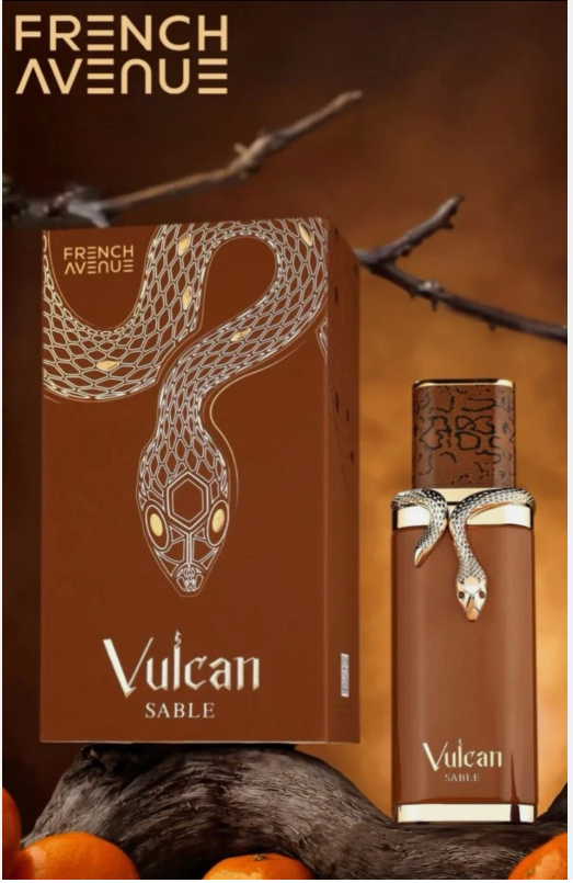 French Avenue Vulcan Sable Eau de Parfum – 3.4 fl oz / 100 ml, For Unisex