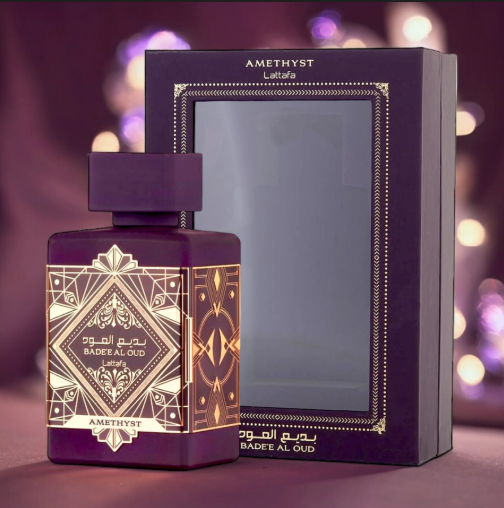 Badee Al Oud Amethyst Eau de Parfum Spray – 3.4 fl oz / 100 ml, For Men