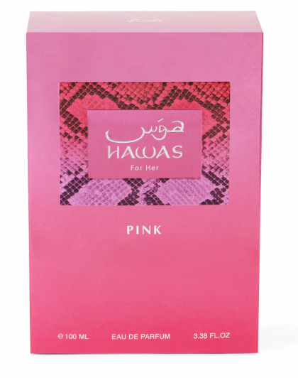 Rasasi Hawas Pink Eau de Parfum – For Women | 100 ml / 3.4 fl oz
