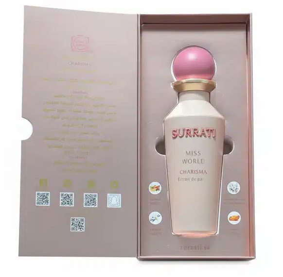 Surrati Miss World Charisma Eau de Parfum – For Women | 100 ml / 3.4 fl oz | Female