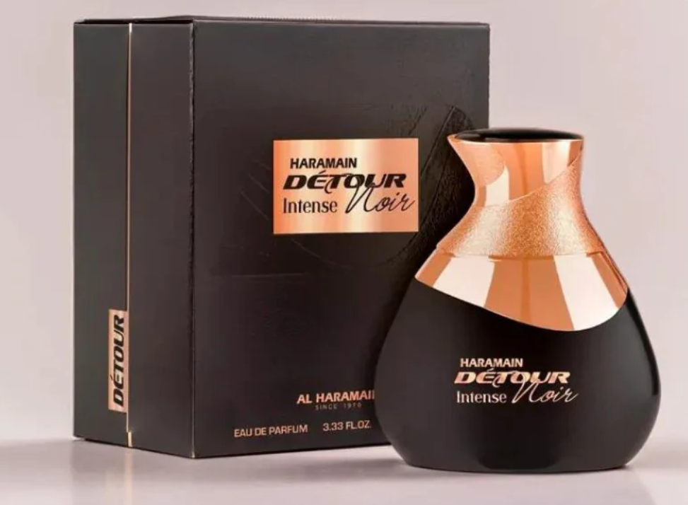 Al Haramain Detour Intense Noir – 100 ml / 3.33 fl oz Extrait de Parfum / Eau de Parfum
