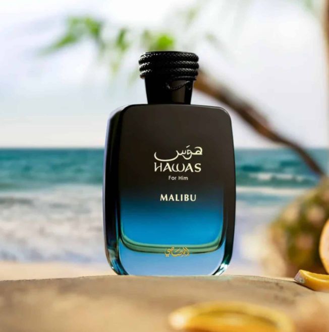 Rasasi Hawas for Him Malibu Eau de Parfum – 100 ml / 3.4 fl oz Eau de Parfum (Men)