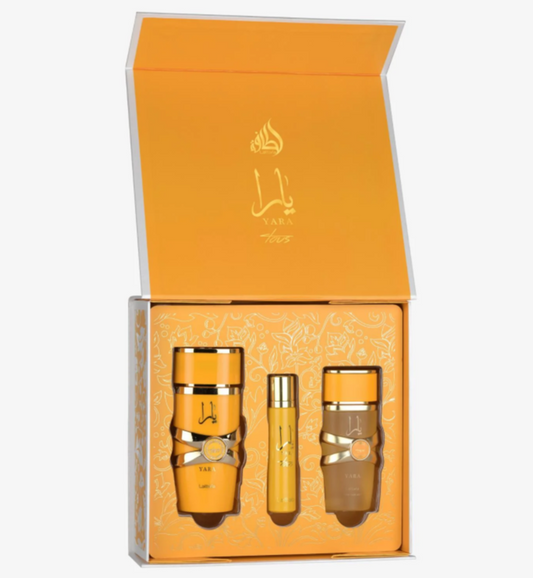 Lattafa Yara Tous 3pc Gift Set – Women | 100 ml / 3.4 fl oz + Extras