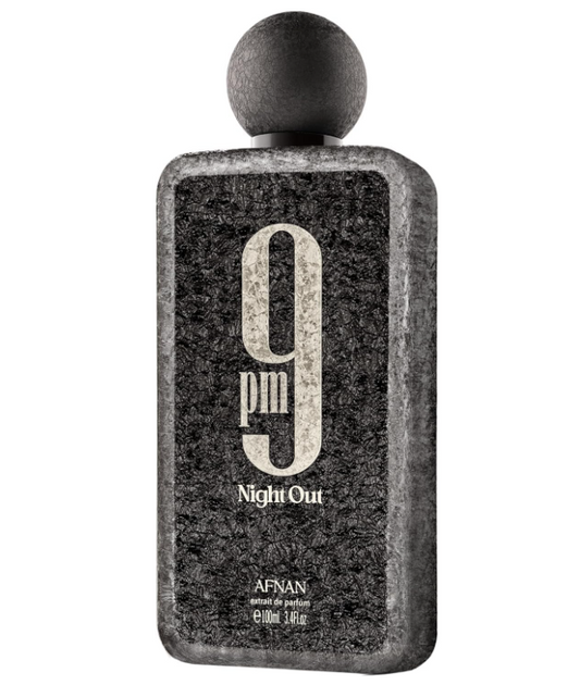 Afnan 9 PM Night Out – Unisex Extrait de Parfum | 100 ml / 3.4 fl oz