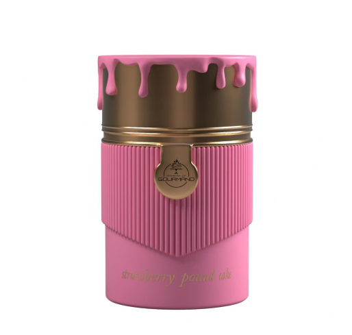 Paris Corner Strawberry Pound Cake Eau de Parfum Unisex 3.4 oz / 100ml – Decadent Gourmand Fragrance with Lemon, Strawberry, Musk & Vanilla Milk