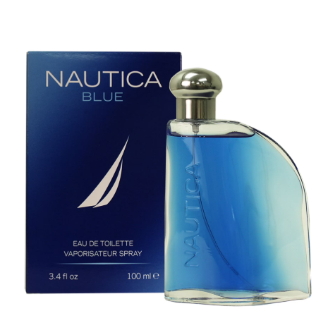 Nautica Blue Eau de Toilette for Men 3.4 oz / 100ml – Fresh Aquatic Aromatic Cologne Spray