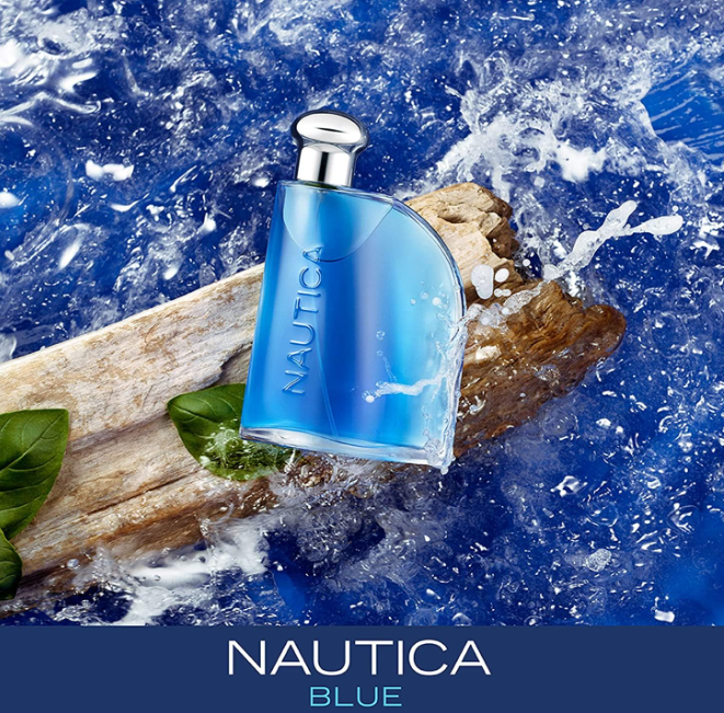 Nautica Blue Eau de Toilette for Men 3.4 oz / 100ml – Fresh Aquatic Aromatic Cologne Spray