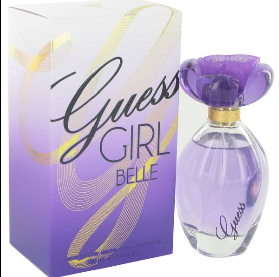Guess Girl Belle Eau de Toilette for Women 3.4 oz / 100ml – Sweet Fruity Floral Perfume Spray Long Lasting