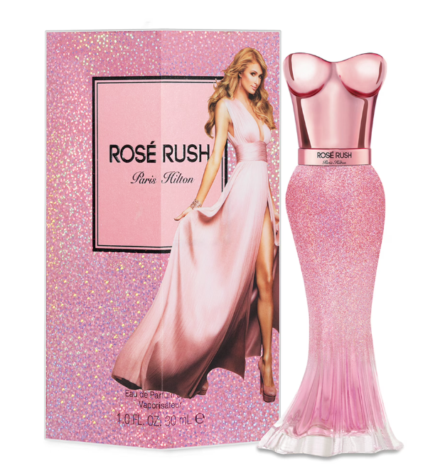 Paris Hilton Rose Rush Eau de Parfum for Women 3.4 fl oz 100ml Long Lasting Floral Fruity Rose Perfume Spray Elegant Feminine Fresh Romantic Fragrance Gift for Her