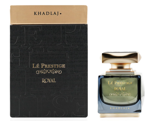 KHADLAJ Le Prestige Royal Eau de Parfum Spray for Men 3.4 FL OZ (100ml) Long Lasting Luxury Oriental Woody Perfume Gift for Him Designer Fragrance !!