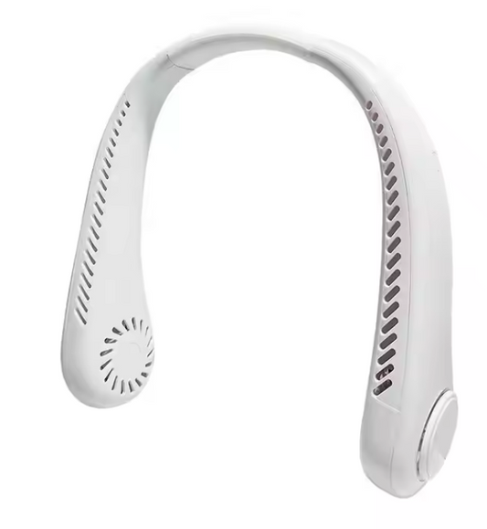Air Bro Portable Neck Fan – Hands-Free Hanging Neck Air Cooler, Big Wind Cooling, USB Rechargeable, Lightweight & Travel Friendly