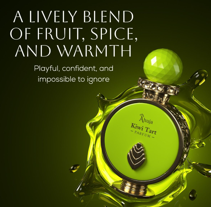 Kiwi Tart by Ahuja Extrait de Parfum 3.4 oz | Fruity Sweet Gourmand Unisex Fragrance | Long Lasting Perfume Spray