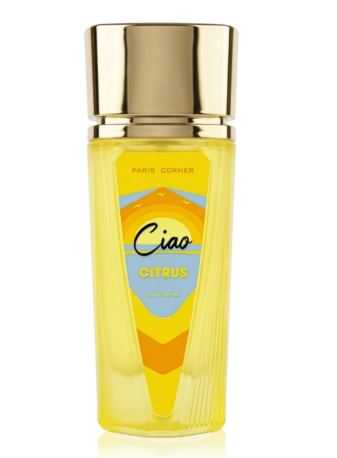 Ciao Citrus by Paris Corner Eau de Parfum 100ml | Fresh Citrus Aromatic Unisex Fragrance | Long Lasting Bright Summer Perfume Spray