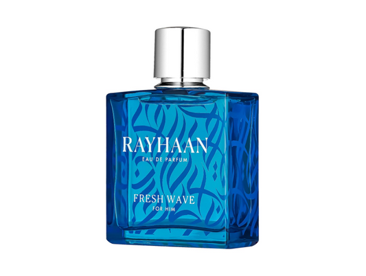 Rayhaan Fresh Wave Eau de Parfum 100ml (3.4 oz) | Fresh Aquatic Aromatic Men’s Fragrance | Long Lasting Daily Wear Perfume Spray