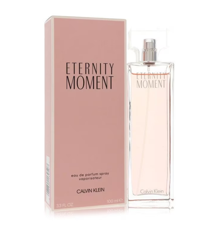 Calvin Klein Eternity Moment Eau de Parfum 100ml | Soft Floral Fruity Women’s Fragrance | Long Lasting Romantic Perfume Spray