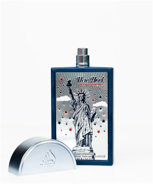 New York The City of Dreams Eau de Parfum 100ml | Fresh Woody Aromatic Unisex Fragrance | Long Lasting Perfume Spray
