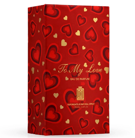 Aura To My Love Eau de Parfum 100ml (3.4 oz) | Elegant Sweet Floral Fruity Women's Fragrance | Long Lasting Perfume Spray