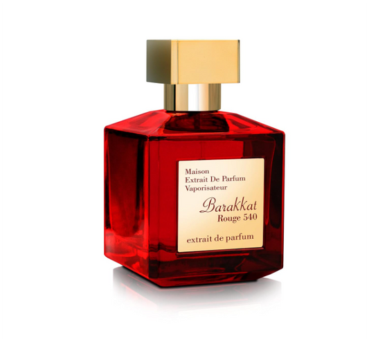Fragrance World Barakkat Rouge 540 Extrait de Parfum 100ml (3.4 oz) | Sweet Amber Woody Unisex Fragrance | Long Lasting Perfume Spray