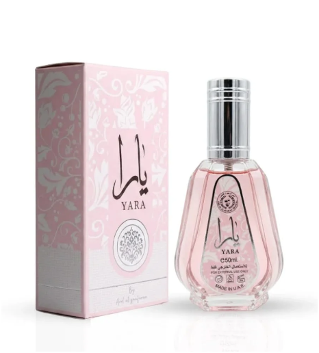 Ard Al Zaafaran Yara Eau de Parfum 50ml (1.7 oz) | Heliotrope, Orchid, Tangerine, Vanilla & Musk | Sweet Gourmand Women's Perfume