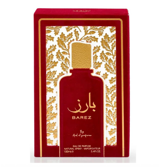 Ard Al Zaafaran Barez Eau de Parfum Spray for Unisex, Floral Fragrance, 3.4 fl oz / 100 ml
