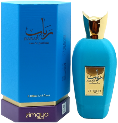 Zimaya Rabab Eau de Parfum for Unisex, 100ml (3.4 Fl Oz), Warm Oriental Woody Fragrance with Fruity, Floral, Spicy, Oud, Amber & Musk Accords