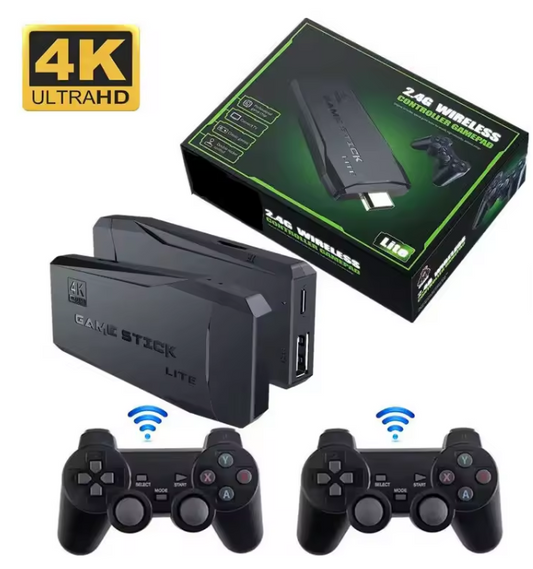 M8 Mini Video Game Console GS5 USB Stick Wireless Handheld Player, Built-In 3500 Games, HD TV Output, Portable Retro Gaming System
