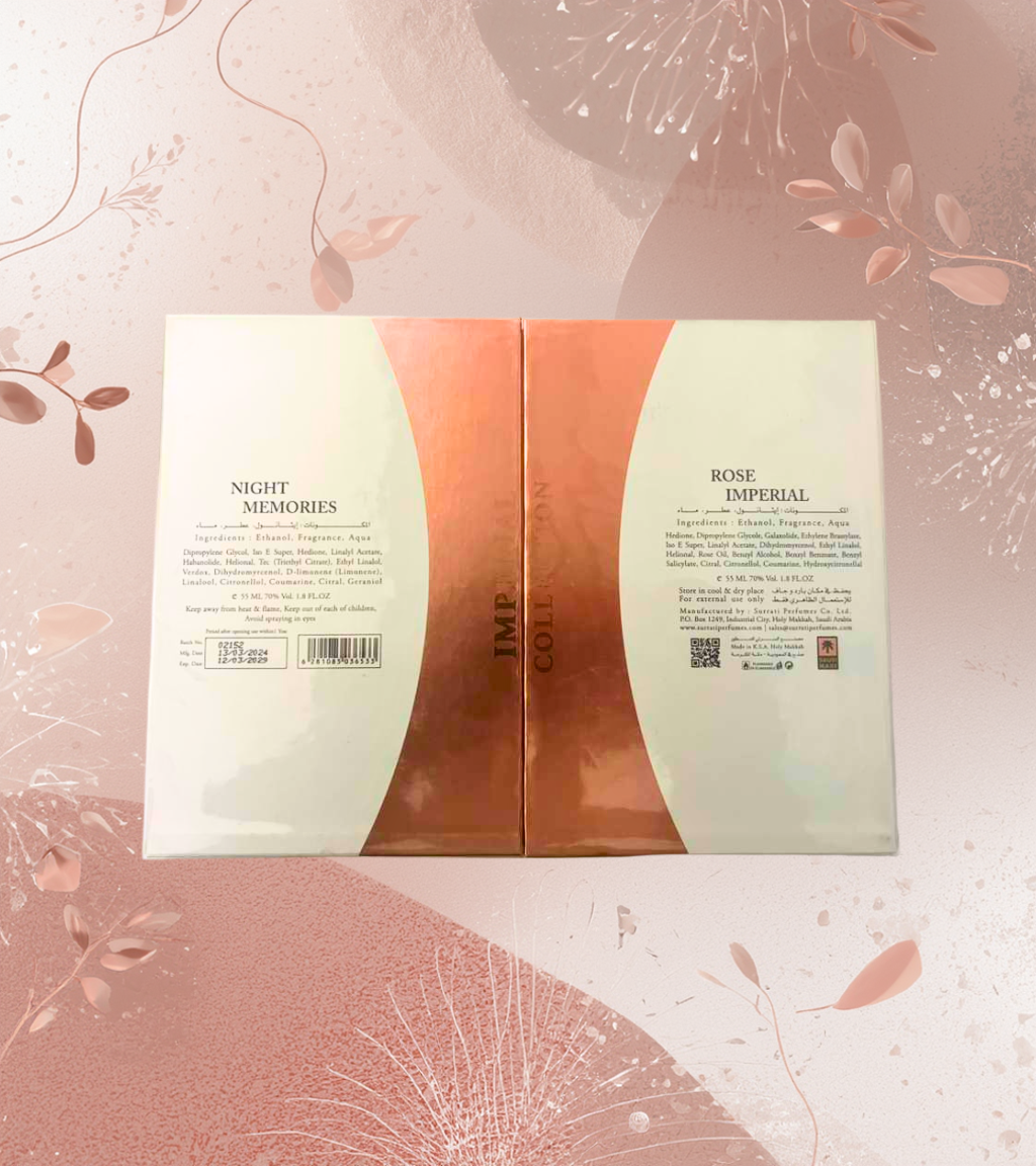 Surati Imperial Collection 2-Piece Gift Set – Rose Imperial & Night Memories | Unisex
