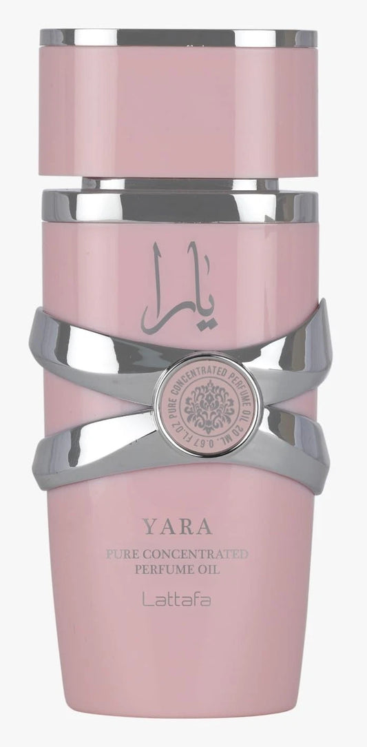 Yara Pink Pure Concentrated Perfume Oil 0.67 fl. oz by Lattafa