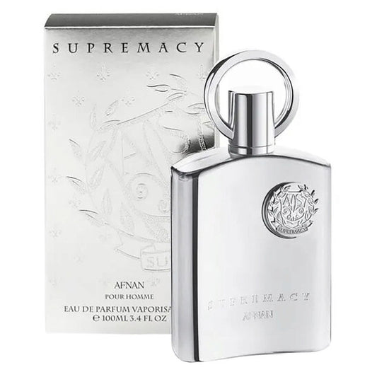 SUPREMACY POUR HOMME SILIVER3.4 FL. OZ EDP SPRAY BY AFNAN