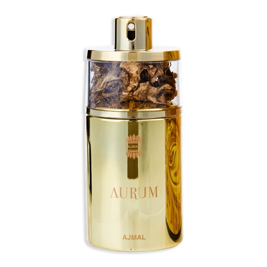Ajmal Aurum Eau de Parfum for Women 75ml (2.53 Fl Oz) | Floral Fruity Oriental Perfume with Raspberry, Lemon, Gardenia, Jasmine, Amber, Vanilla & Musk