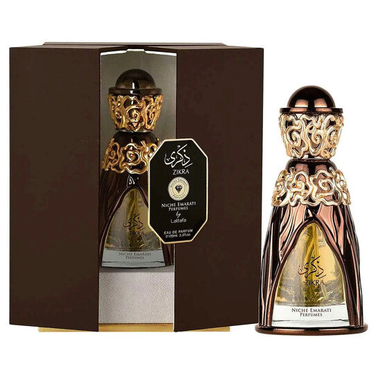 ZIKRA 3.4 FL.OZ EDP SPRAY BY NICHE EMARATI