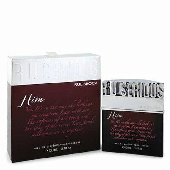 R U SERIOUS FOR HIM 3.4 FL. OZ EDP SPRAY BY RUE BROCA