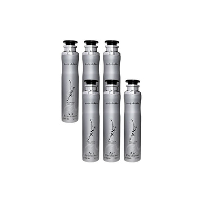 Maahir Legacy Air Freshener 6 Pack Bundle – Home & Car Fragrance Spray | 10.1 oz / 300 ml Each | Lattafa