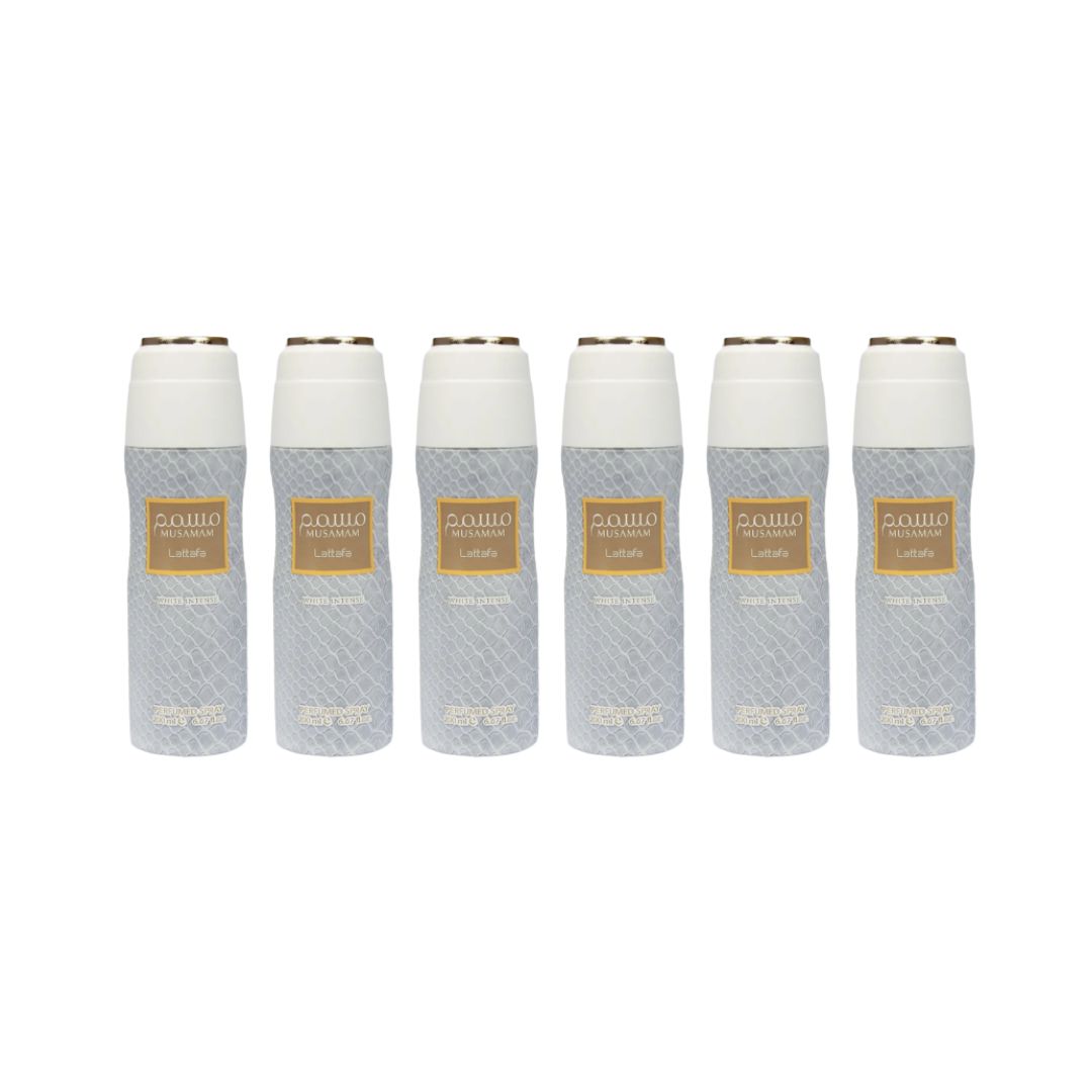Musamam Body Deodorant 6 Pack Combo – 200 ml Each | Lattafa