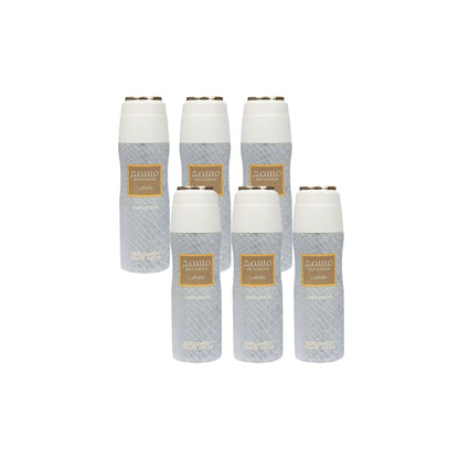 Musamam Body Deodorant 6 Pack Combo – 200 ml Each | Lattafa
