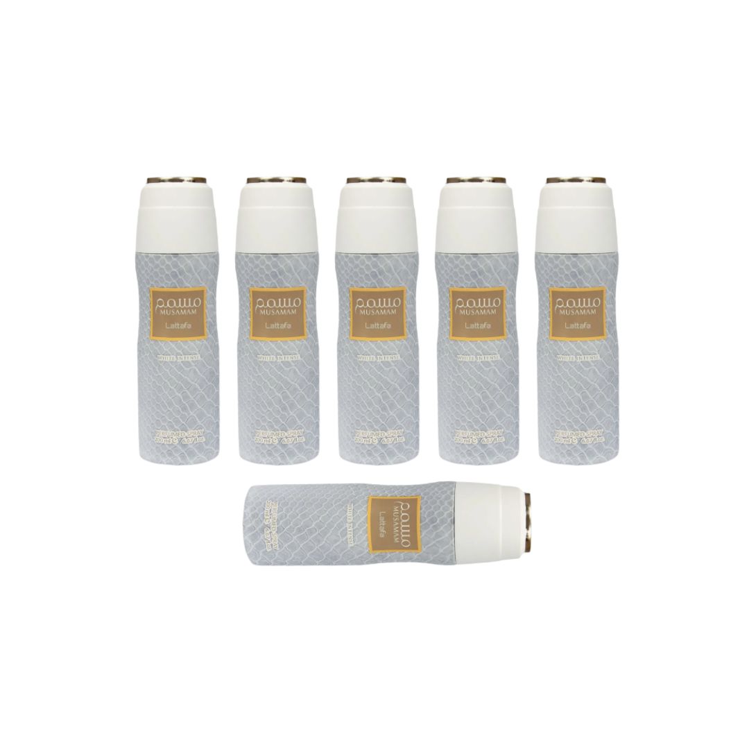 Musamam Body Deodorant 6 Pack Combo – 200 ml Each | Lattafa