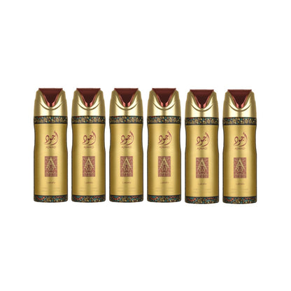 Ajwad Body Spray 6 Pack Bundle – 200 ml Each | Lattafa