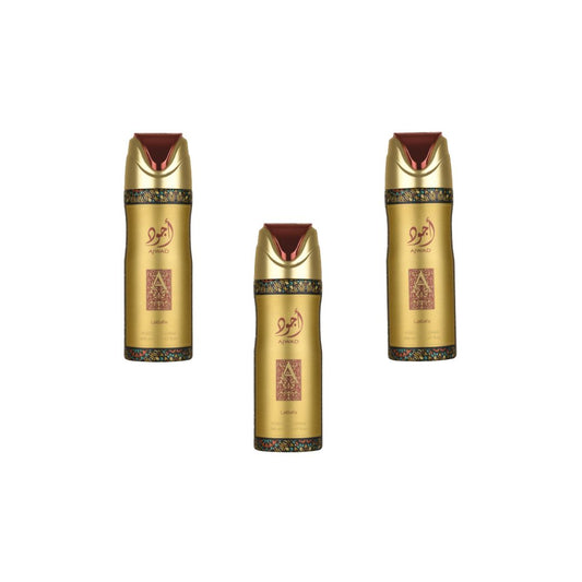 Ajwad Body Spray 3 Pack Bundle – 200 ml Each | Lattafa