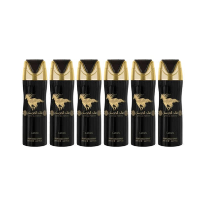 Qaed Al Fursan Body Deodorant 6 Pack Bundle – 200 ml Each | Lattafa