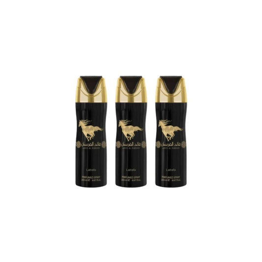 Qaed Al Fursan Body Deodorant 3 Pack Bundle – 200 ml Each | Lattafa