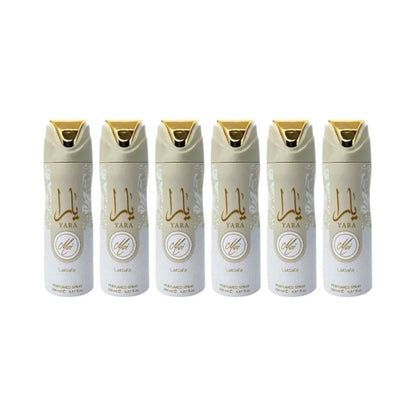 Yara Moi Body Spray 6 Pack Bundle – 200 ml Each | Lattafa
